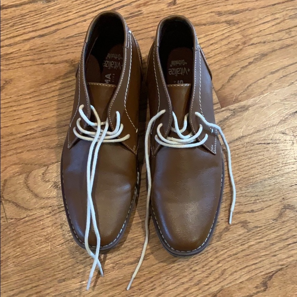 Leather shoes